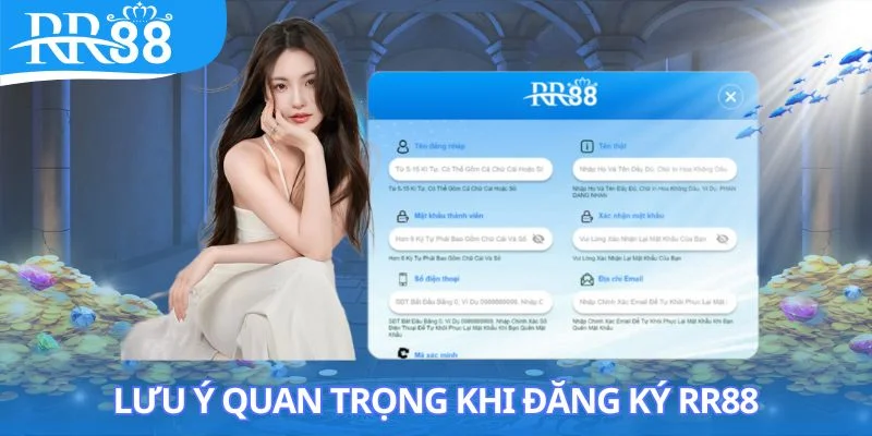 Những điểm quan trọng cần lưu ý khi đăng ký RR88